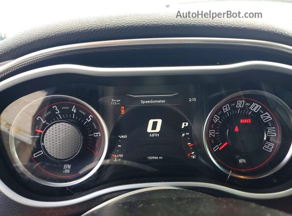2C3CDZGG6HH558133 2017 DODGE CHALLENGER Gray Vista del cuadro de instrumentos