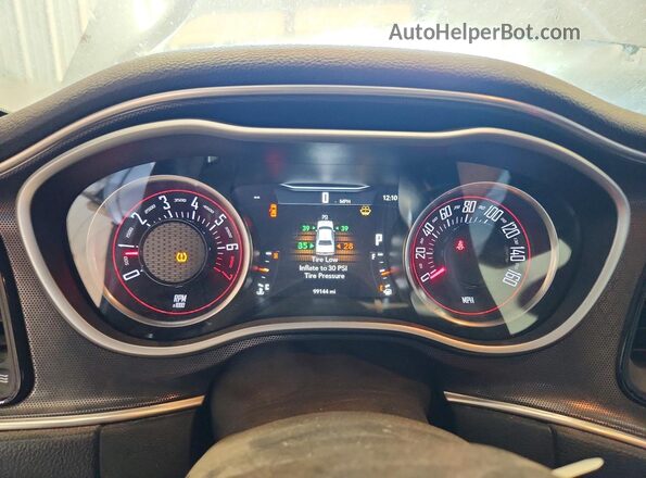 2C3CDZGG6HH641092 2017 DODGE CHALLENGER Gray Instrument cluster view