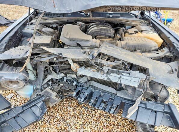 2C3CDZGG6JH138877 2018 DODGE CHALLENGER Black Rear interior view