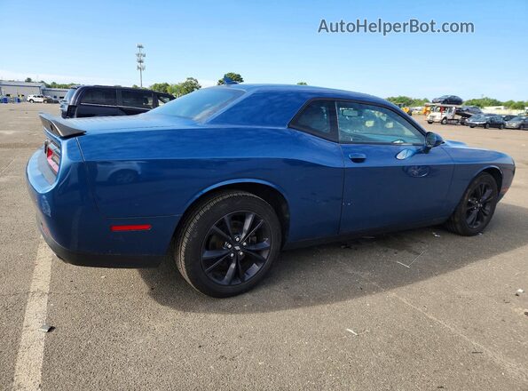 2C3CDZGG6LH161871 2020 DODGE CHALLENGER Синий Задняя правая четверть