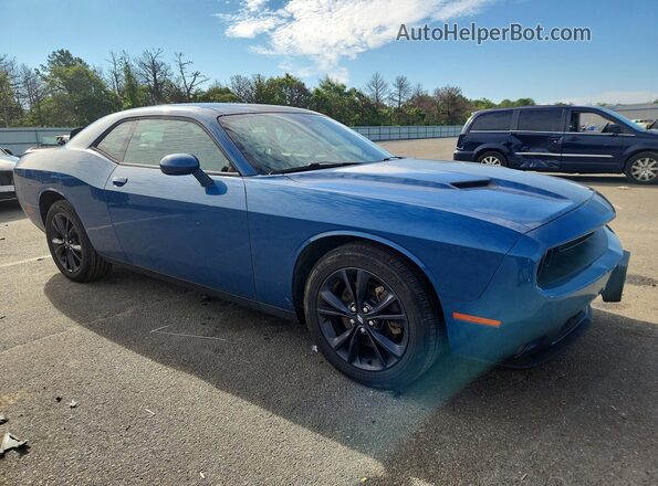 2C3CDZGG6LH161871 2020 DODGE CHALLENGER Синий Передняя правая четверть
