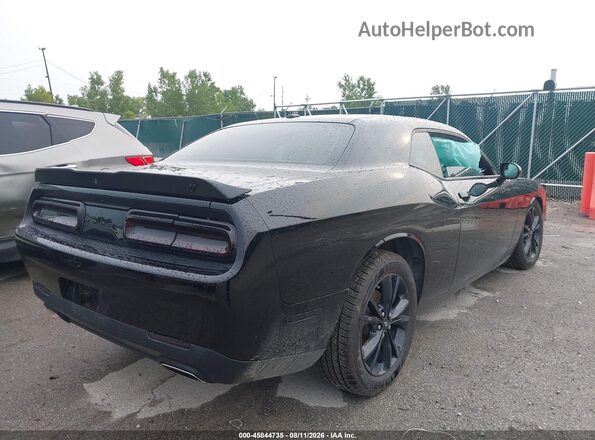 2C3CDZGG7NH165463 2022 DODGE CHALLENGER Black Задня права чверть