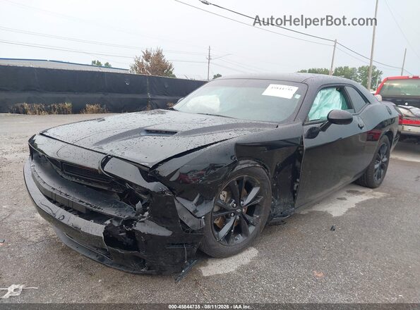 2C3CDZGG7NH165463 2022 DODGE CHALLENGER Black Передня ліва чверть
