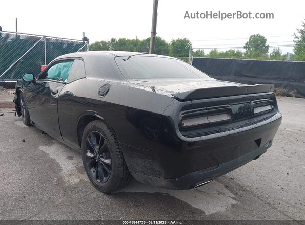 2C3CDZGG7NH165463 2022 DODGE CHALLENGER Black Задня ліва чверть