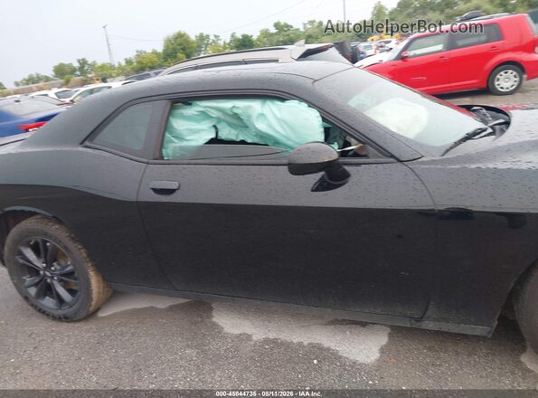 2C3CDZGG7NH165463 2022 DODGE CHALLENGER Black Вид задньої частини салону