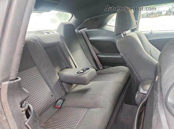 2C3CDZGG9KH632975 2019 DODGE CHALLENGER Black Vista de los asientos traseros