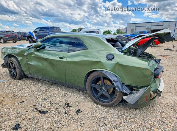 2C3CDZGGXJH257127 2018 DODGE CHALLENGER Green Trasero izquierdo