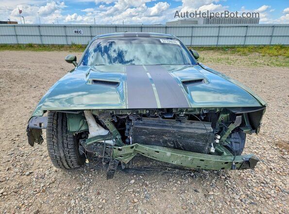 2C3CDZGGXJH257127 2018 DODGE CHALLENGER Green Vista frontal