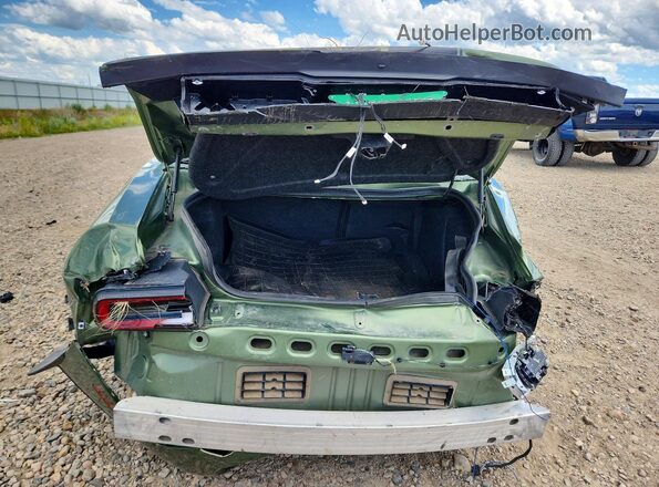 2C3CDZGGXJH257127 2018 DODGE CHALLENGER Green Вид ззаду