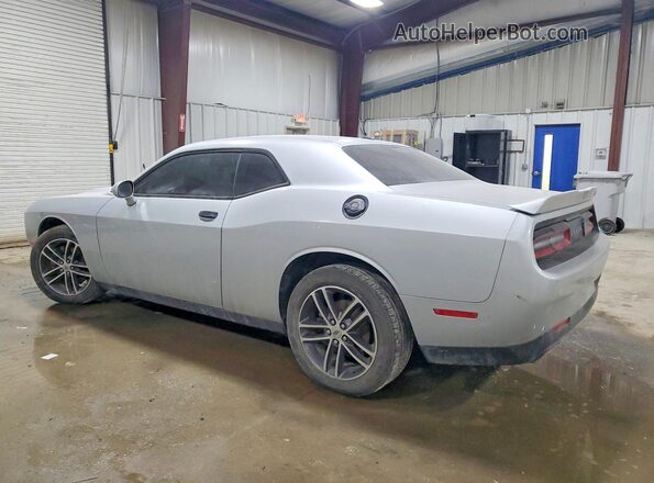 2C3CDZGGXKH665922 2019 DODGE CHALLENGER Silver Հետևի ձախ