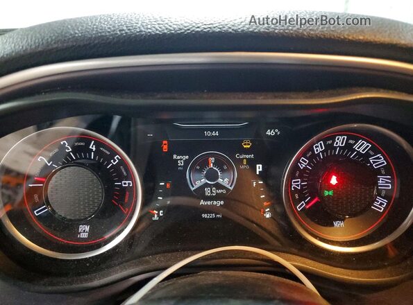 2C3CDZGGXKH665922 2019 DODGE CHALLENGER Silver Սարքավորումների վահանակի տեսք