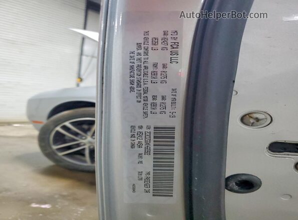 2C3CDZGGXKH665922 2019 DODGE CHALLENGER Silver VIN կոդի պիտակի տեսք