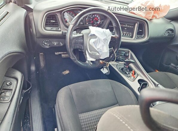 2C3CDZJG1KH736367 2019 DODGE CHALLENGER Black Widok deski rozdzielczej