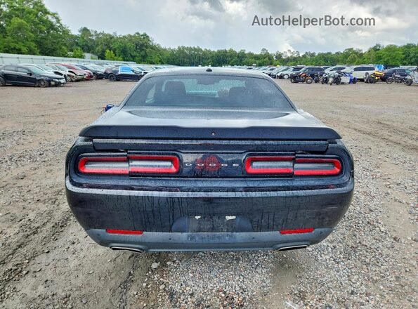 2C3CDZJG1KH736367 2019 DODGE CHALLENGER Black Widok z tyłu