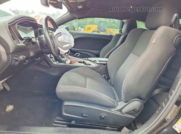 2C3CDZJG1KH736367 2019 DODGE CHALLENGER Black Widok wnętrza z przodu