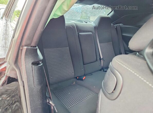 2C3CDZJG1KH736367 2019 DODGE CHALLENGER Black Widok tylnych siedzeń