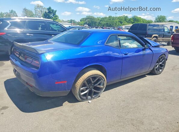 2C3CDZJG1LH219118 2020 DODGE CHALLENGER Blue Задня права чверть