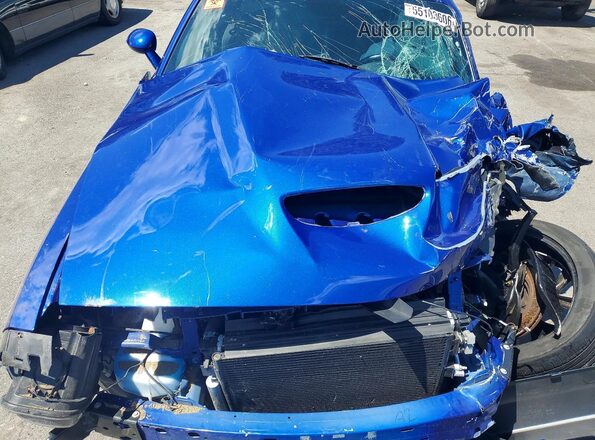 2C3CDZJG1LH219118 2020 DODGE CHALLENGER Blue Вид задньої частини салону