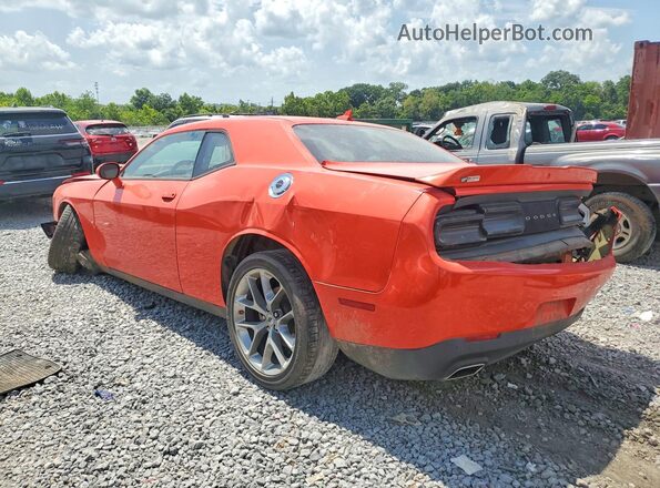 2C3CDZJG1NH140356 2022 DODGE CHALLENGER Orange Հետևի ձախ