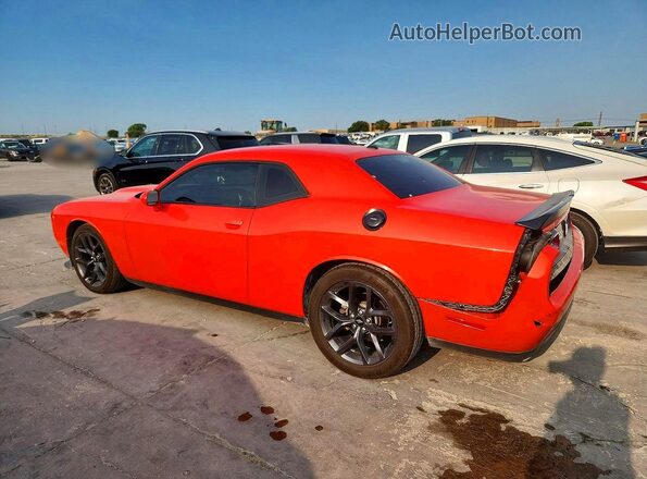 2C3CDZJG2KH596300 2019 DODGE CHALLENGER Orange Задня ліва чверть