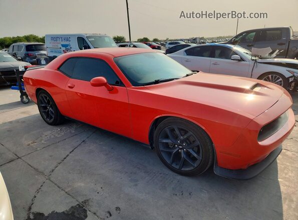 2C3CDZJG2KH596300 2019 DODGE CHALLENGER Orange Передня права чверть