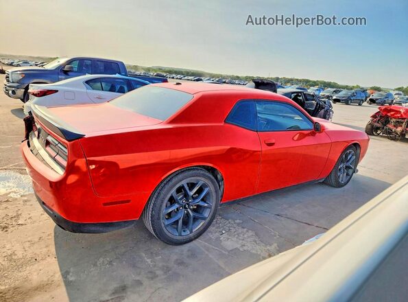 2C3CDZJG2KH596300 2019 DODGE CHALLENGER Orange Задня права чверть