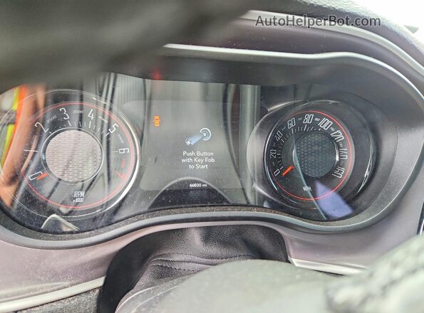2C3CDZJG2MH674206 2021 DODGE CHALLENGER Белый Вид щитка приборов