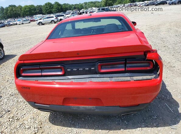 2C3CDZJG2NH218501 2022 DODGE CHALLENGER Red Հետևի տեսք