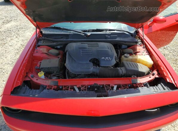 2C3CDZJG2NH218501 2022 DODGE CHALLENGER Red Սալոնի հետևի տեսք