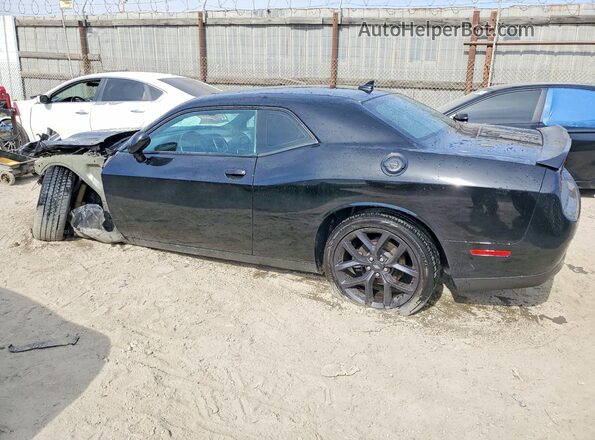 2C3CDZJG2NH238585 2022 DODGE CHALLENGER Черный Задняя левая четверть