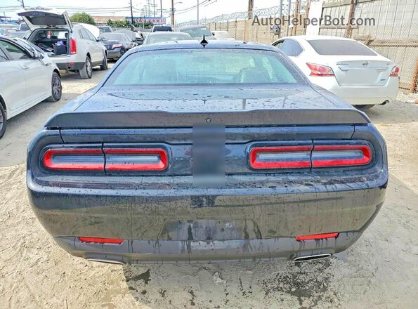 2C3CDZJG2NH238585 2022 DODGE CHALLENGER Черный Вид сзади
