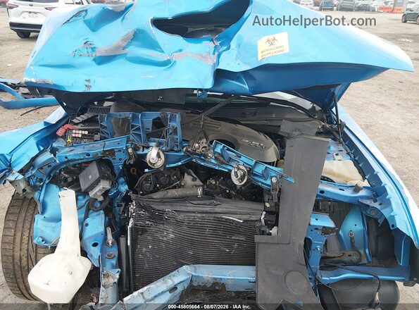 2C3CDZJG3KH509424 2019 DODGE CHALLENGER Blue Вид ззаду