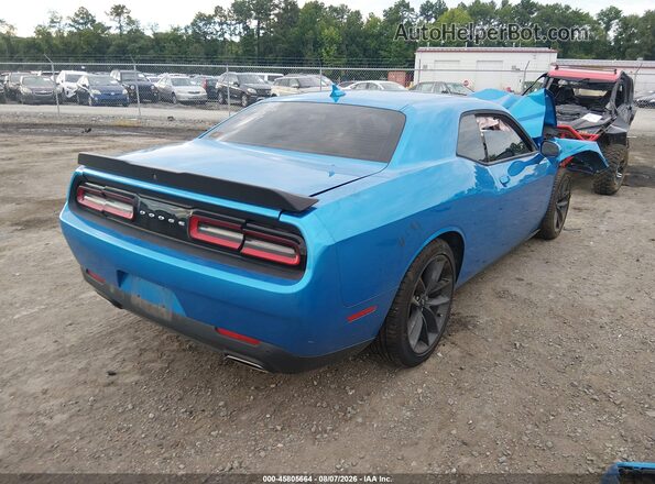2C3CDZJG3KH509424 2019 DODGE CHALLENGER Blue Задня права чверть