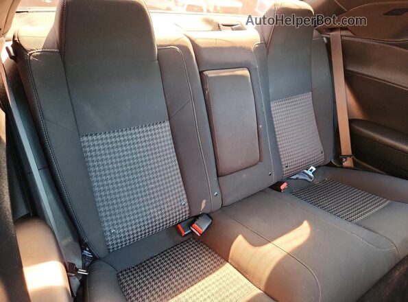 2C3CDZJG3KH620037 2019 DODGE CHALLENGER Black უკანა სავარძლების ხედი