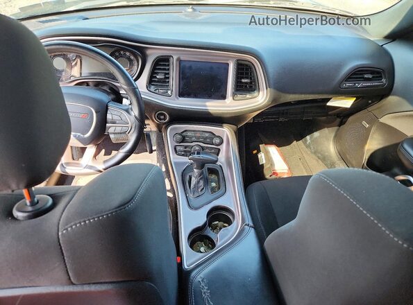 2C3CDZJG3KH620037 2019 DODGE CHALLENGER Black წინა პანელის ხედი