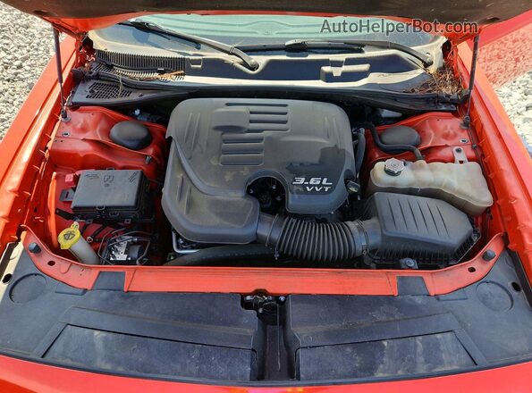 2C3CDZJG3LH155924 2020 DODGE CHALLENGER Orange Սալոնի հետևի տեսք