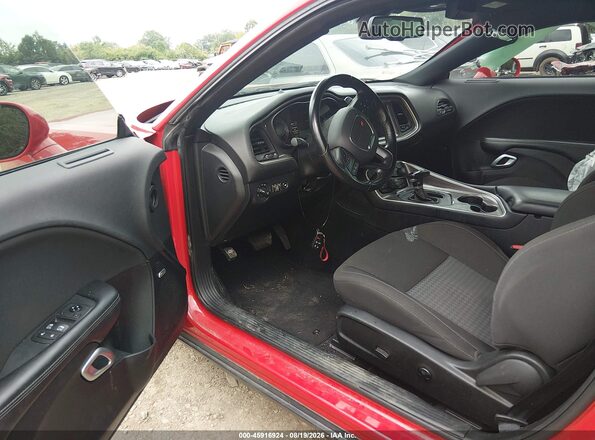 2C3CDZJG3MH615892 2021 DODGE CHALLENGER Red წინა სალონის ხედი