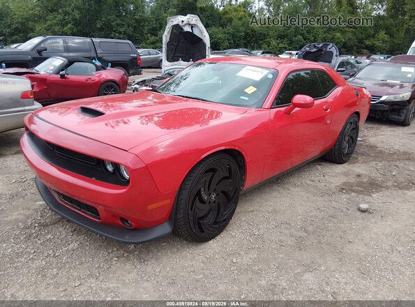 2C3CDZJG3MH615892 2021 DODGE CHALLENGER Red წინა მარცხენა ხედი სამი მეოთხედიდან