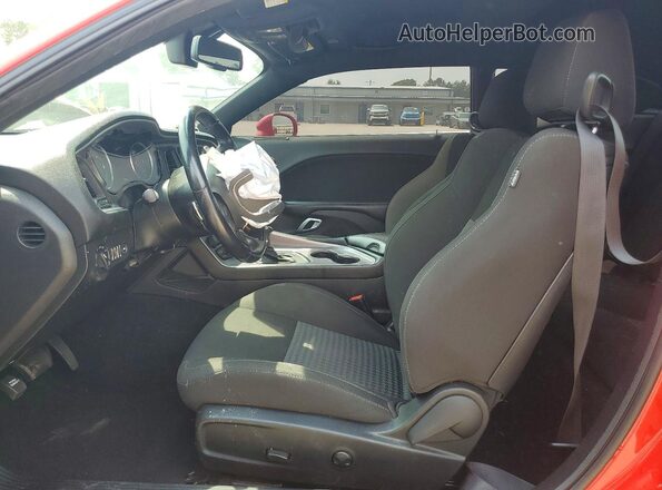 2C3CDZJG3NH171270 2022 DODGE CHALLENGER Red Vista interior delantera