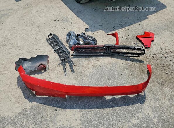2C3CDZJG3NH171270 2022 DODGE CHALLENGER Red Vista del compartimento del motor