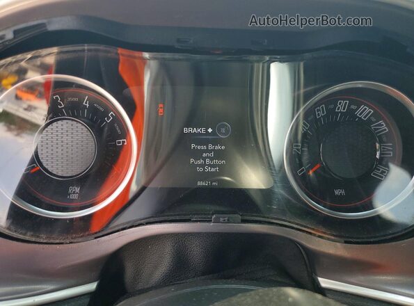 2C3CDZJG3NH171270 2022 DODGE CHALLENGER Red Vista del cuadro de instrumentos