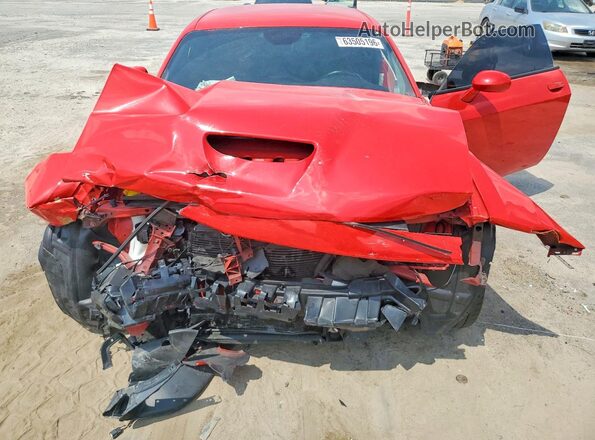 2C3CDZJG3NH171270 2022 DODGE CHALLENGER Red Vista interior trasera