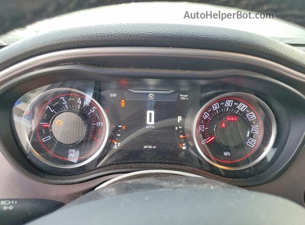 2C3CDZJG4KH509190 2019 DODGE CHALLENGER Gray Вид щитка приладів