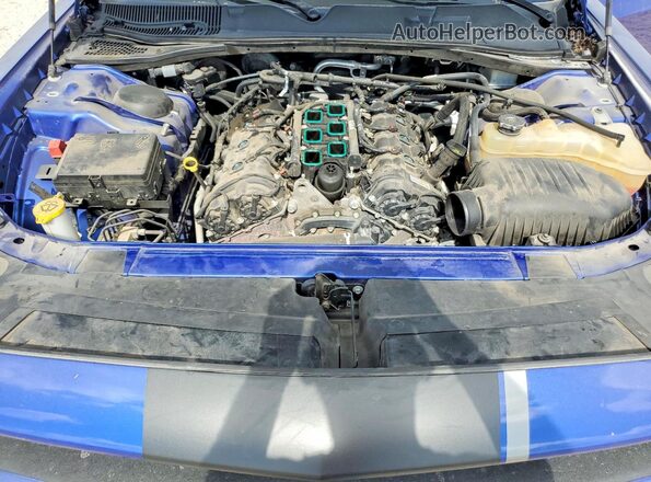 2C3CDZJG4KH663320 2019 DODGE CHALLENGER Blue Սալոնի հետևի տեսք