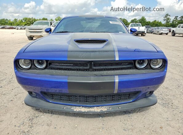 2C3CDZJG4KH663320 2019 DODGE CHALLENGER Blue Դիմացի տեսք