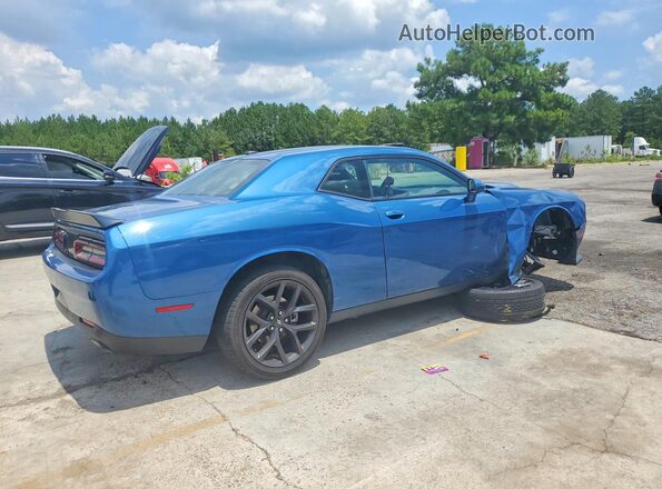 2C3CDZJG4NH108632 2022 DODGE CHALLENGER Blue Հետևի աջ