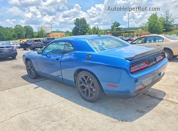 2C3CDZJG4NH108632 2022 DODGE CHALLENGER Blue Հետևի ձախ