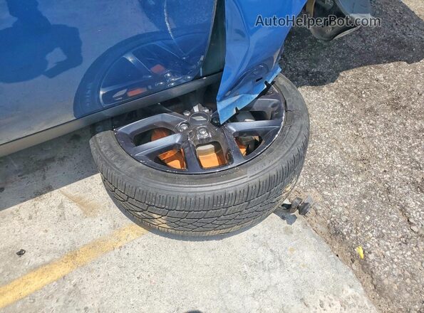 2C3CDZJG4NH108632 2022 DODGE CHALLENGER Blue Շարժիչի բաժամունքի տեսք