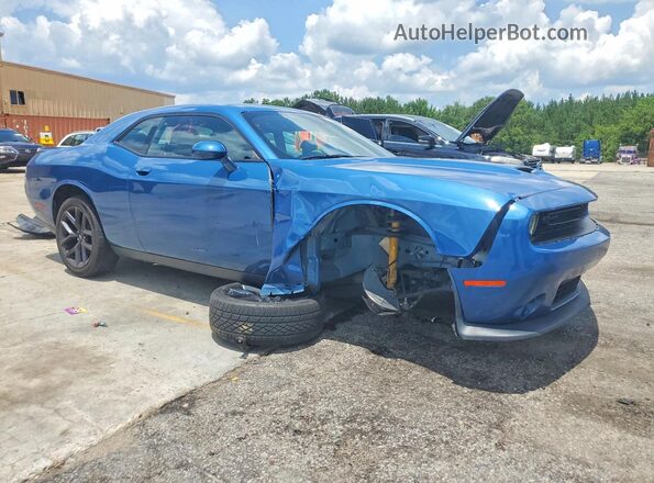2C3CDZJG4NH108632 2022 DODGE CHALLENGER Blue Առջևի աջ