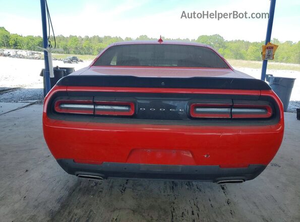 2C3CDZJG5KH521610 2019 DODGE CHALLENGER Red Вид ззаду